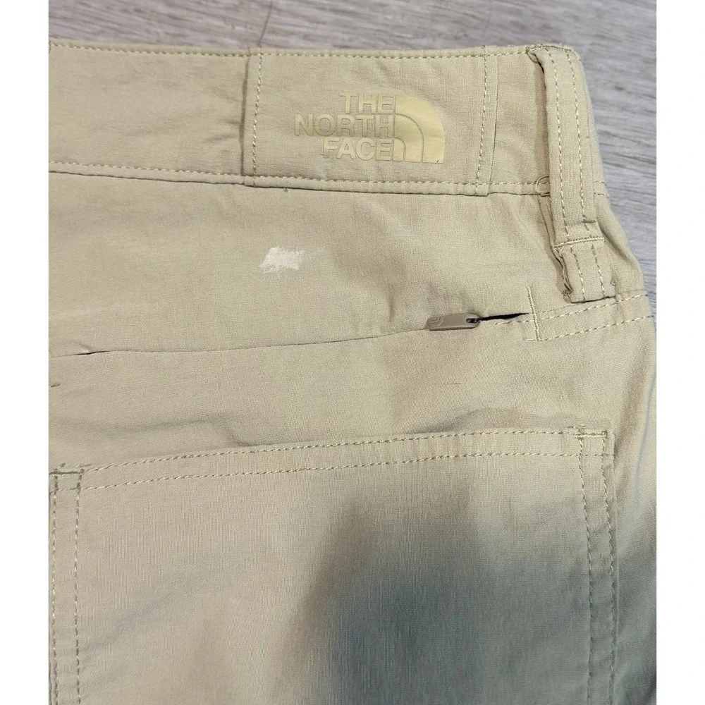 The North Face Sprag Pants Men's 32x28 Khaki Straight Leg Stretch Hiking Outdoor